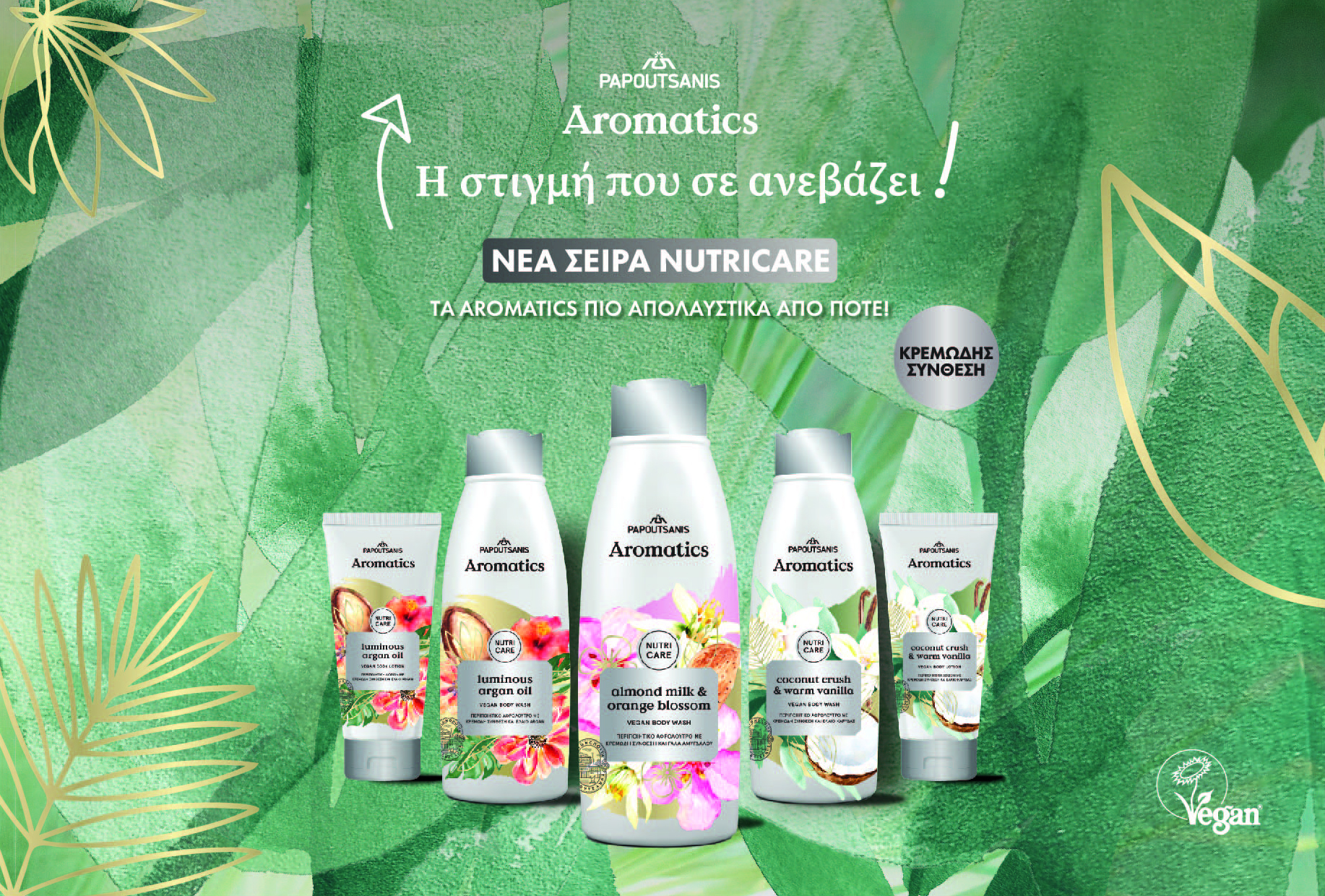 Aromatics NutriCare by PAPOUTSANIS: Νέα σειρά με πλούσια ακαταμάχητα αρώματα!